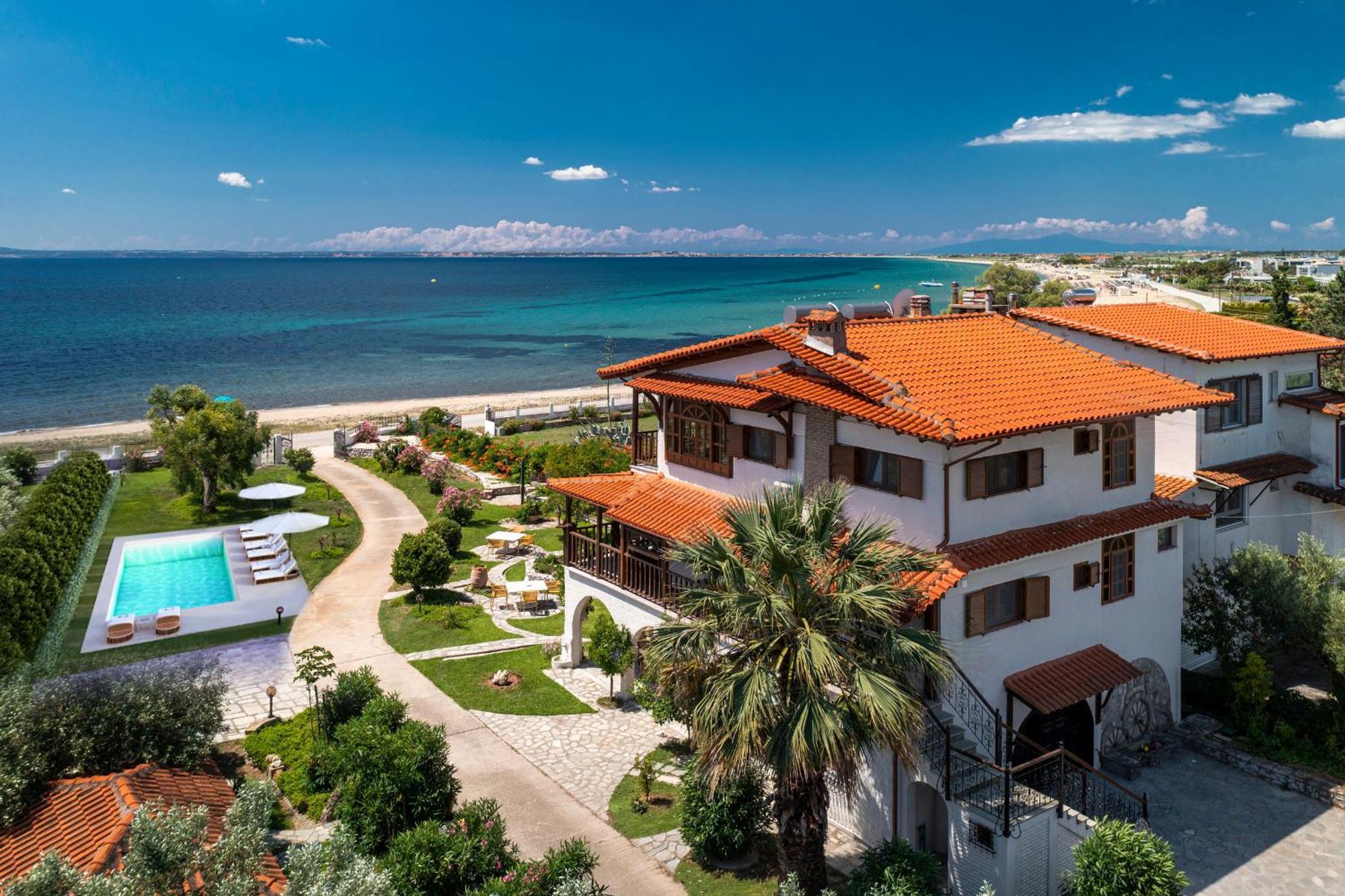 Windmill Villa Kalyves Polygyrou ภายนอก รูปภาพ